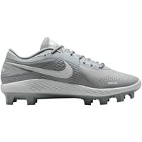 NIKE Mens Diamond Gamer MCS Molded Cleat, Grey/White