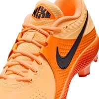 NIKE Mens Diamond Gamer MCS Molded Cleat, Orange/Black