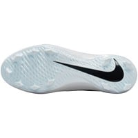 NIKE Mens Diamond Gamer MCS Molded Cleat, White/Black