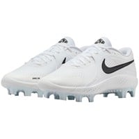 NIKE Mens Diamond Gamer MCS Molded Cleat, White/Black