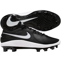 NIKE Mens Diamond Gamer MCS Molded Cleat, Black/White