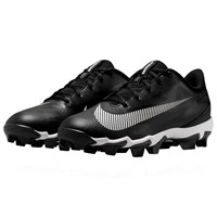 NIKE Mens Diamond Fly Keystone Molded Cleat, Black/White
