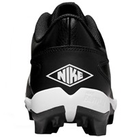 NIKE Mens Diamond Fly Keystone Molded Cleat, Black/White