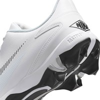 NIKE Mens Diamond Fly Keystone Molded Cleat, White/Black