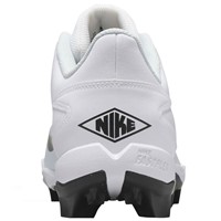 NIKE Mens Diamond Fly Keystone Molded Cleat, White/Black