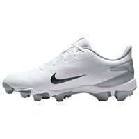 NIKE Mens Diamond Fly Keystone Molded Cleat, White/Grey