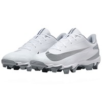 NIKE Mens Diamond Fly Keystone Molded Cleat, White/Grey