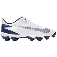 NIKE Mens Diamond Fly Keystone Molded Cleat, White/Navy