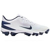 NIKE Mens Diamond Fly Keystone Molded Cleat, White/Navy