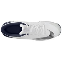 NIKE Mens Diamond Fly Keystone Molded Cleat, White/Navy