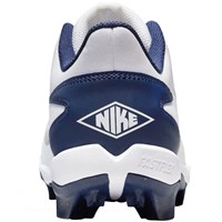 NIKE Mens Diamond Fly Keystone Molded Cleat, White/Navy