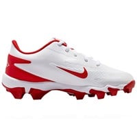 NIKE Mens Diamond Fly Keystone Molded Cleat, White/Red