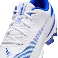 NIKE Mens Diamond Fly Keystone Molded Cleat, White/Royal