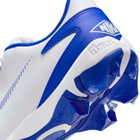 NIKE Mens Diamond Fly Keystone Molded Cleat, White/Royal