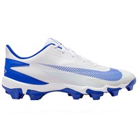NIKE Mens Diamond Fly Keystone Molded Cleat, White/Royal