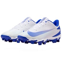 NIKE Mens Diamond Fly Keystone Molded Cleat, White/Royal