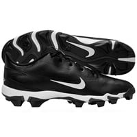 NIKE Mens Diamond Fly Keystone Molded Cleat, Black/White