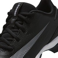 NIKE Youth Diamond Clutch Molded Cleat, Black/White