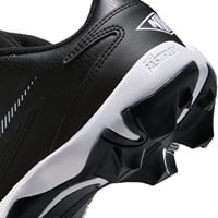 NIKE Youth Diamond Clutch Molded Cleat, Black/White