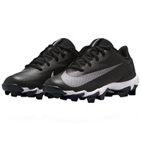 NIKE Youth Diamond Clutch Molded Cleat, Black/White
