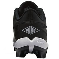 NIKE Youth Diamond Clutch Molded Cleat, Black/White