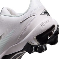 NIKE Youth Diamond Clutch Molded Cleat, White/Black