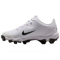 NIKE Youth Diamond Clutch Molded Cleat, White/Black