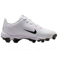 NIKE Youth Diamond Clutch Molded Cleat, White/Black