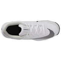 NIKE Youth Diamond Clutch Molded Cleat, White/Black