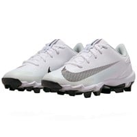 NIKE Youth Diamond Clutch Molded Cleat, White/Black