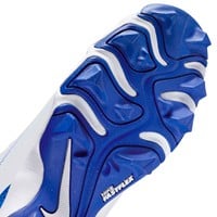 NIKE Youth Diamond Clutch Molded Cleat, White/Royal