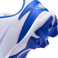 NIKE Youth Diamond Clutch Molded Cleat, White/Royal