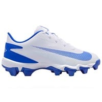 NIKE Youth Diamond Clutch Molded Cleat, White/Royal