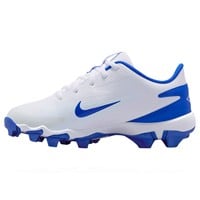 NIKE Youth Diamond Clutch Molded Cleat, White/Royal