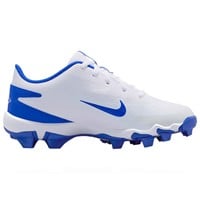 NIKE Youth Diamond Clutch Molded Cleat, White/Royal