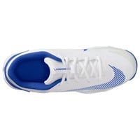 NIKE Youth Diamond Clutch Molded Cleat, White/Royal