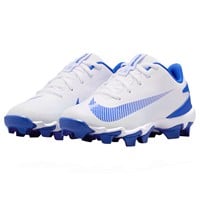 NIKE Youth Diamond Clutch Molded Cleat, White/Royal