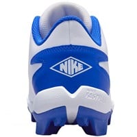 NIKE Youth Diamond Clutch Molded Cleat, White/Royal