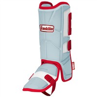 Franklin Youth PRT Leg Guard, Blue/Red