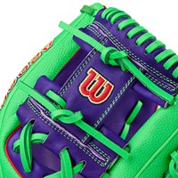 Wilson L/E A2K Big League Chew Sour Apple 1786 11.5in Baseball Glove, Green