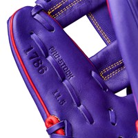 Wilson L/E A2K Big League Chew Ground Ball Grape 1786 11.5in Baseball Glove, Purple