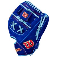 Wilson L/E A2K Big League Chew Big Rally Blue 1786 11.5in Baseball Glove, Royal/Blue