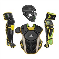 All Star MVP Pro Intermediate Catchers Set, Black/Gold