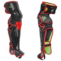 All Star MVP Pro Intermediate Catchers Set, Black/Scarlet