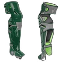 All Star MVP Pro Intermediate Catchers Set, Dark Green/Grey