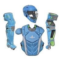All Star MVP Pro Intermediate Catchers Set, Royal/Grey