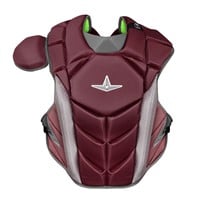 All Star MVP Pro Intermediate Catchers Set, Maroon/Grey