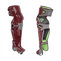 All Star MVP Pro Intermediate Catchers Set, Maroon/Grey