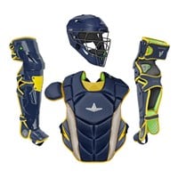 All Star MVP Pro Intermediate Catchers Set, Navy/Gold