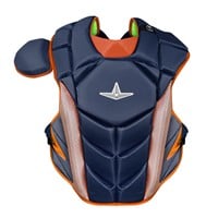 All Star MVP Pro Intermediate Catchers Set, Navy/Orange